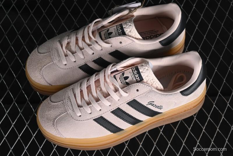 Adidas Originals Gazelle Bold IE0429 Low-Top Sneakers with Thick Sole for Casual Wear, Slip-Resistant and Durable