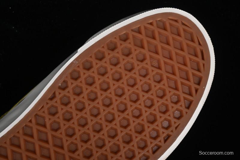 Kamiya Vulcanize Sneaker 23AW High-End Line Dissolved Yellow Canvas Shoes with Smiley Face Print Low-Top - M.C3