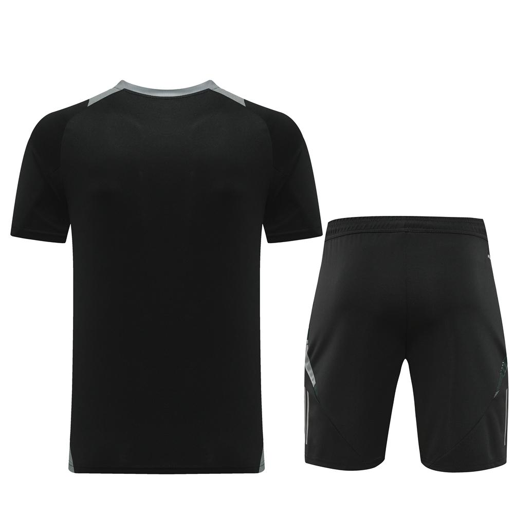 24/25 Adidas Black Short Sleeve Jersey+Shorts