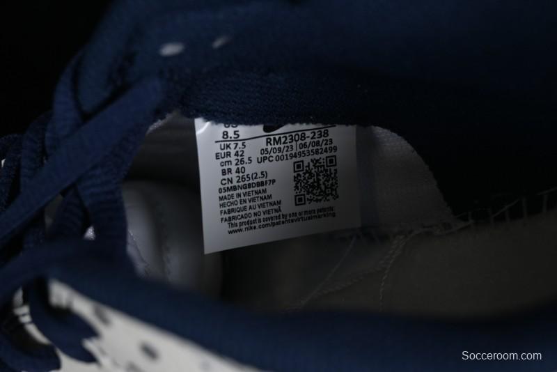 Supreme x Nike SB Dunk Low Deep Blue Colorway Low-Top Casual Skate Shoes - RM2308-238