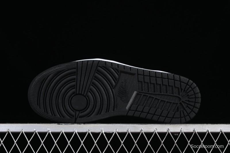 Nike Air Jordan 1 Low AJ1 Black Grey Red Hook Low-Top Culture Basketball Shoes - DC0774-062