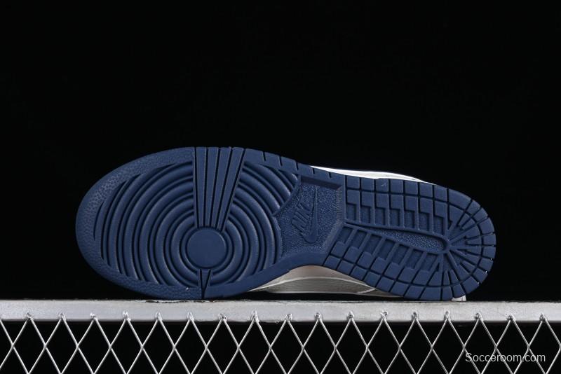 Supreme x Nike SB Dunk Low Deep Blue Colorway Low-Top Casual Skate Shoes - RM2308-238