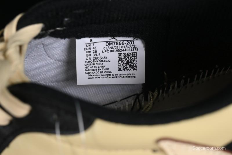 Nike Travis Scott x Air Jordan 1 Low OG AJ1 Reverse Swoosh Sneakers - DM7866-201