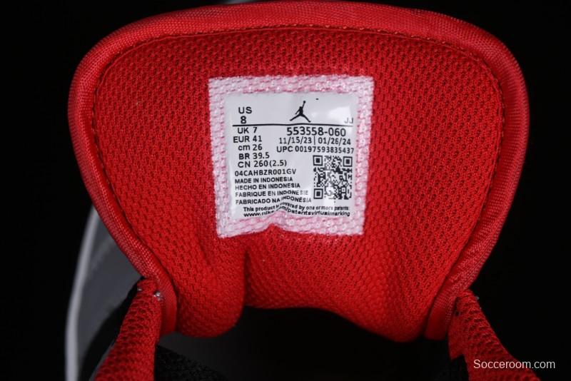 Nike Air Jordan 1 Low AJ1 Cement Grey Low-Top Casual Sneakers - 553558-060