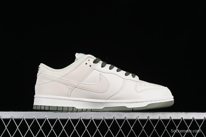 Nike SB Dunk Low Collaboration Triple Swoosh Military Green Colorway Low-Top Casual Skateboarding Shoes - NK5639-323