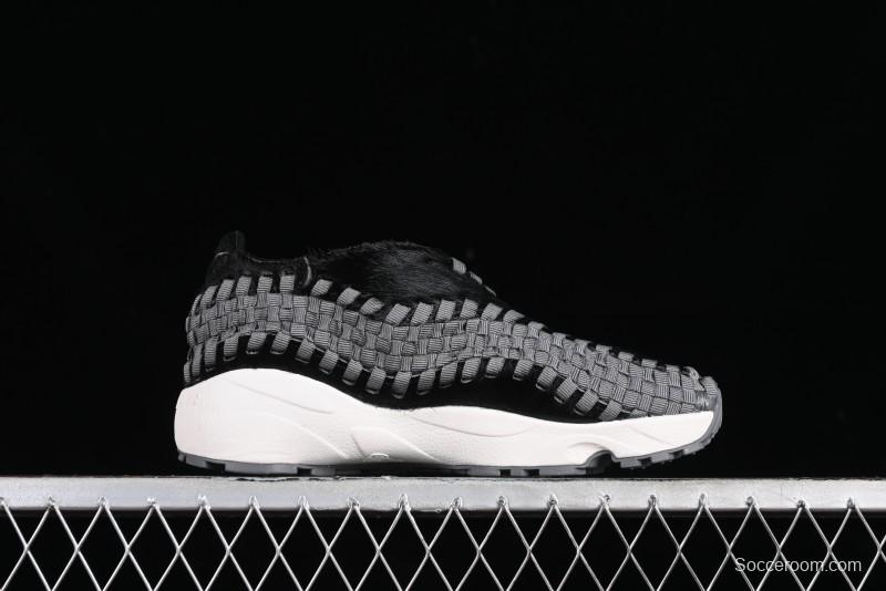 Nike Air Footscape Woven Asymmetrical Weave Slip-Resistant Low-Top Lifestyle Sneakers - FB1959-001