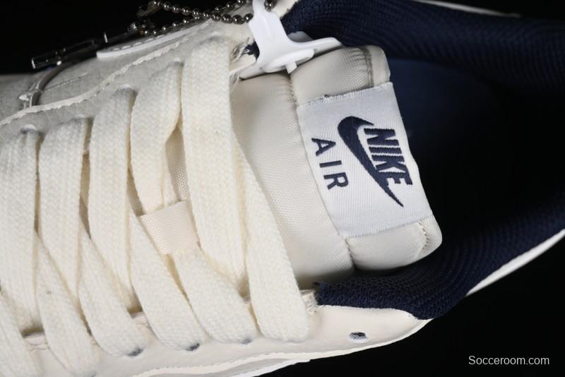 Nike Air Force 1 '07 Low LV Collaboration - Off White Double Swoosh Casual Sneakers - XZ6188-002