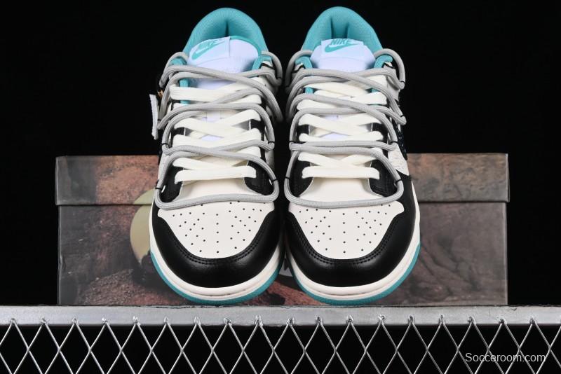 Nike Dunk Low Panda Prank Star Trek SB Strap Low-Top Casual Sneakers - DV0833-101