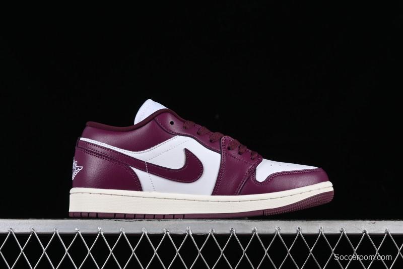 Nike Air Jordan 1 Low AJ1 White Rose Pink Low Top Casual Sneakers DC0774-161