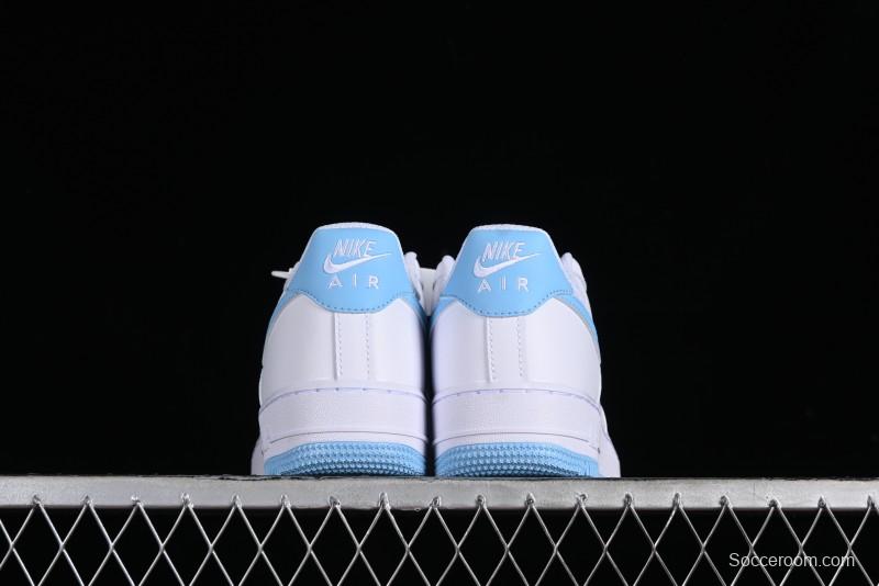 Nike Air Force 1 '07 Low White Blue Casual Sneakers - FQ4296-100