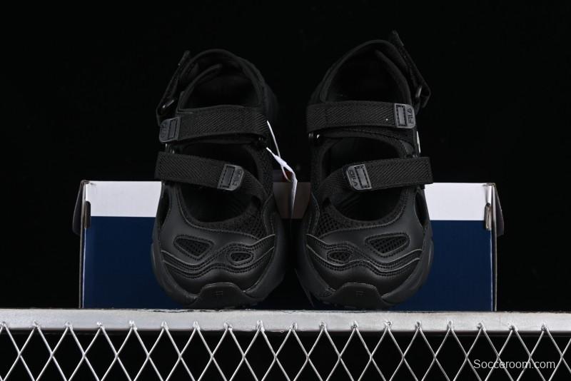 Fila Fusion Unisex Breathable Slip-Resistant Summer Sandals with Cushioned Sole - T12W321401EBK