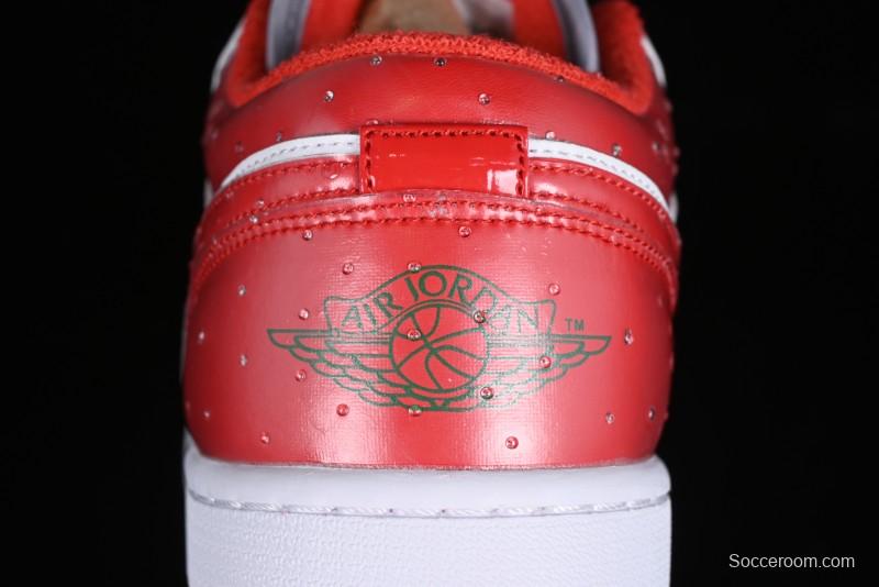 Nike Air Jordan 1 Low AJ1 White Red Casual Sneakers - FQ1935-018