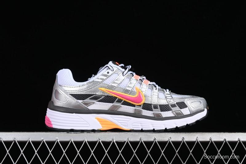 Nike P-6000 Retro Casual Sport Dad Shoes with Layered Design - BV1021-100