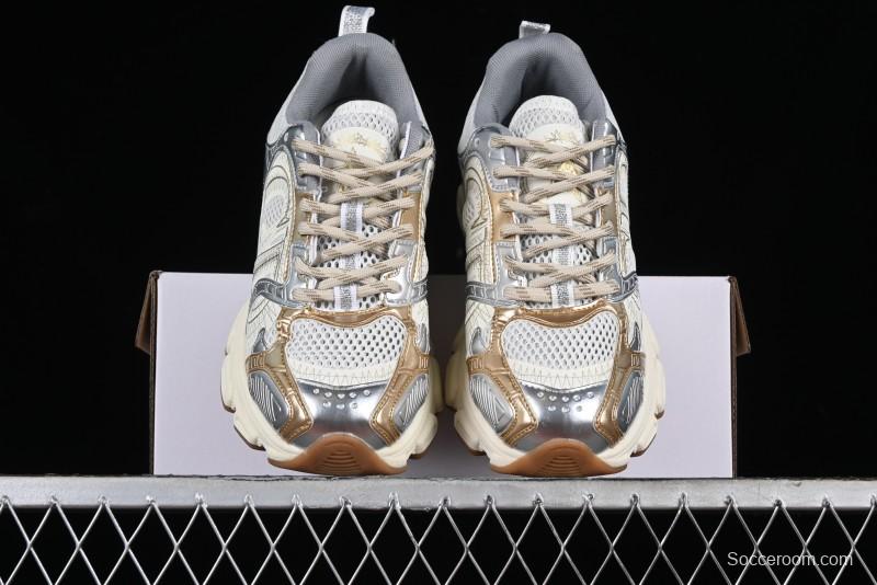 Dior Chrono Round Toe Lace-Up Lifestyle Casual Running Sneakers - 49G GOLDEN