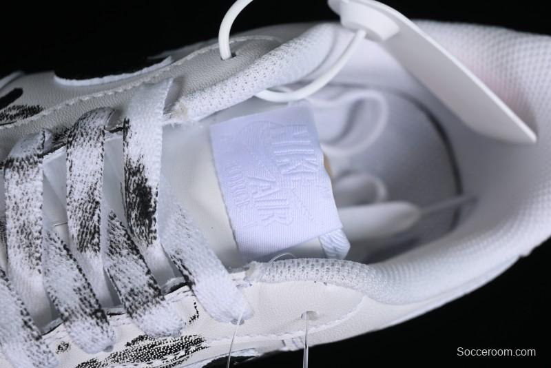 Nike Air Force 1 '07 Low Custom Hand-Painted 2D Industrial Scene Casual Sneakers - 315122-311