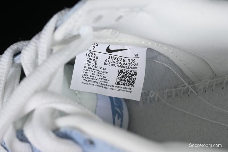 Nike SB Dunk Low Supreme Collaboration - Ice Crystal Blue Anniversary High-End Custom Low-Top Casual Skate Shoes - JH8039-939