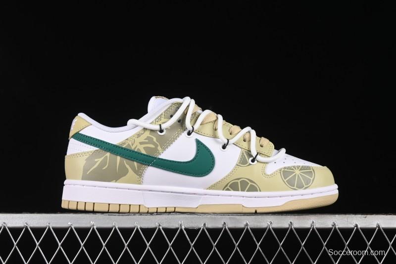Nike Dunk Low SB Lemon Mojito Casual Skate Shoes - DV0833-100