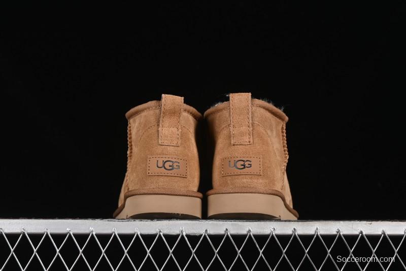 UGG Classic Ultra Mini Short Boots with Genuine Australian Shearling and TREADLITE Outsole - 1116109