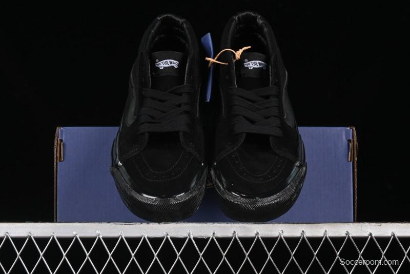 Vans Sk8-Mid Reissue 83 High-End Retro Suede Skate Shoes - VN000CQQBKA