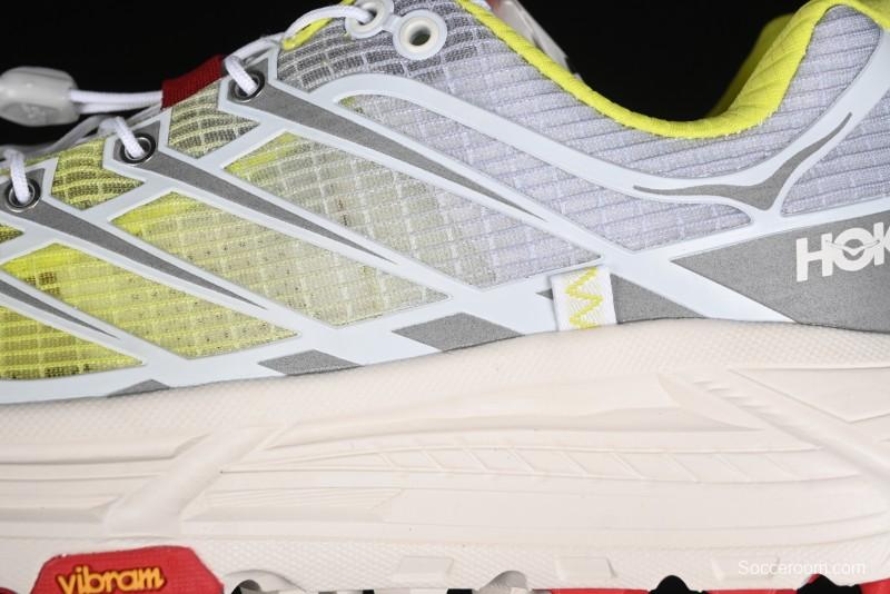 Hoka Mafate Three 2 Ultra-Lightweight Cushioned Trail Running Shoes - 1153931 WNN