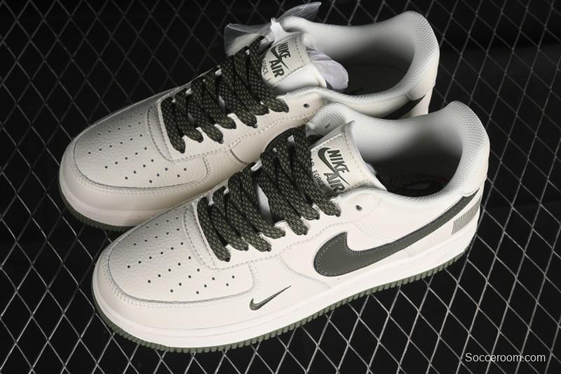 Nike Air Force 1 '07 Low QR Code Military Green Starry Sky Casual Sneakers - CU1836-966