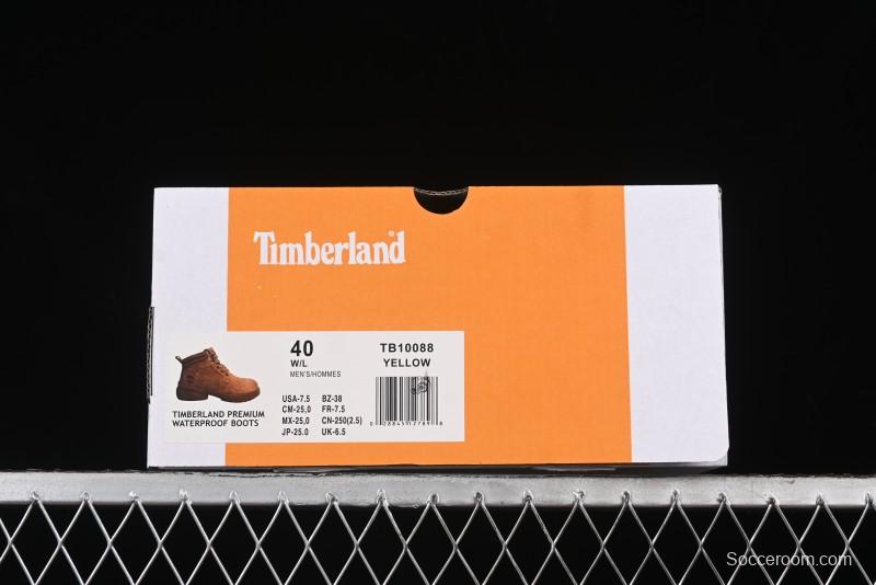 Timberland Outdoor Mid-Top Casual Yellow Boots - TB10088YELLOW