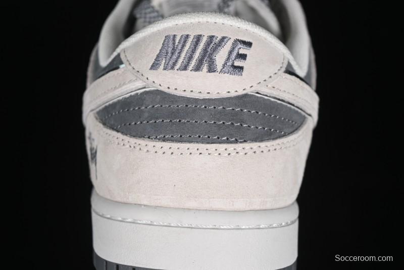 Nike SB Dunk Low Stussy Anniversary Edition Premium Custom Low-Top Casual Sneakers - XX2025-578