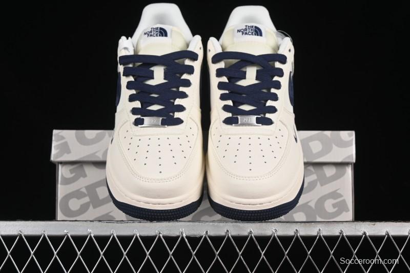 Nike Air Force 1 '07 Low The North Face Collaboration - White Blue Red Casual Sneakers - XZ6188-016