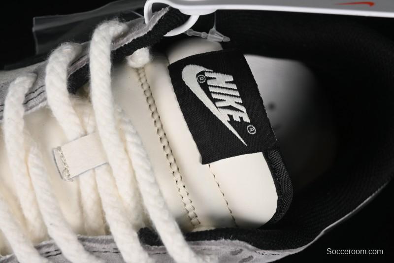 Nike SB Dunk Low KAWS Series - Grey White Black Swoosh Anniversary High-End Custom Low-Top Casual Skate Shoes - MM1089-015