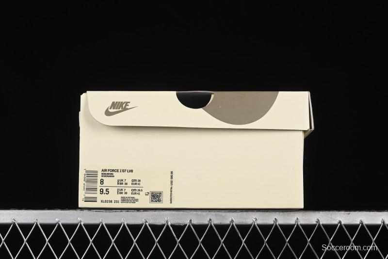 Nike Air Force 1 '07 Mid Military Green Dual-Color Sole Starlight Retro Sneakers - XL0236-231