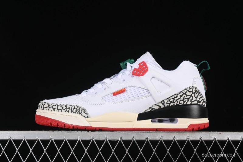 Nike Jordan Spizike Low AJ Retro Sneakers with Elephant Print and Multi-Element Design - 315371-125