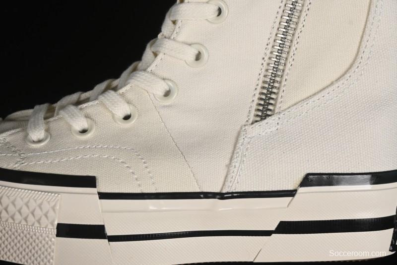 Converse Chuck 70 Plus X-High Deconstructed Platform Sneakers - A08261C
