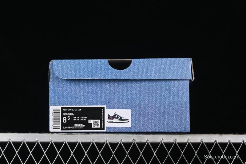 Nike Air Force 1 '07 Low Levi's Collaboration - Dark Denim Low-Top Casual Sneakers SJ6698-002