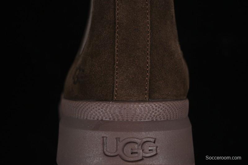 UGG Burleigh Chelsea Winter Boots for Men with Lightweight Anti-Slip Sole and Genuine Wool Leather - 1152050
