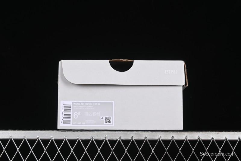 Nike Air Force 1 '07 Low Casual Sneakers with Full-Length Air Cushion - HQ1497-099