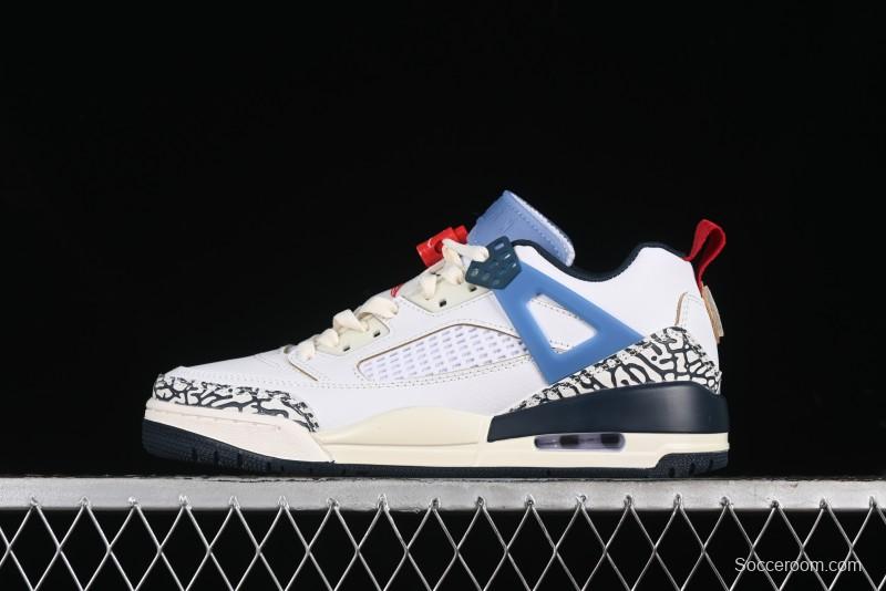 Nike Jordan Spizike Low AJ Hybrid Elements White Blue Culture Casual Sneakers - HM3712-164