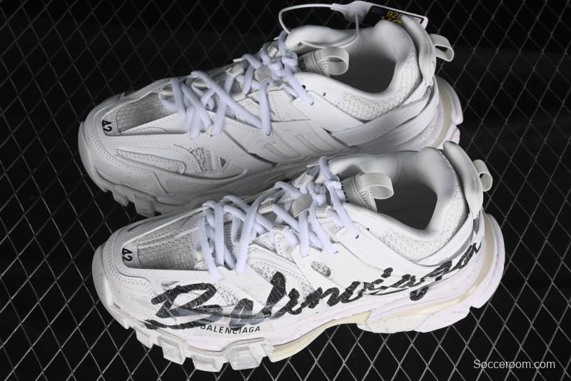 Balenciaga Track Sneaker Tess with Transparent Heel Strap - WTRHW9010