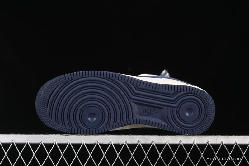 Nike Air Force 1 '07 Low The North Face Collaboration - White Blue Red Casual Sneakers - XZ6188-016