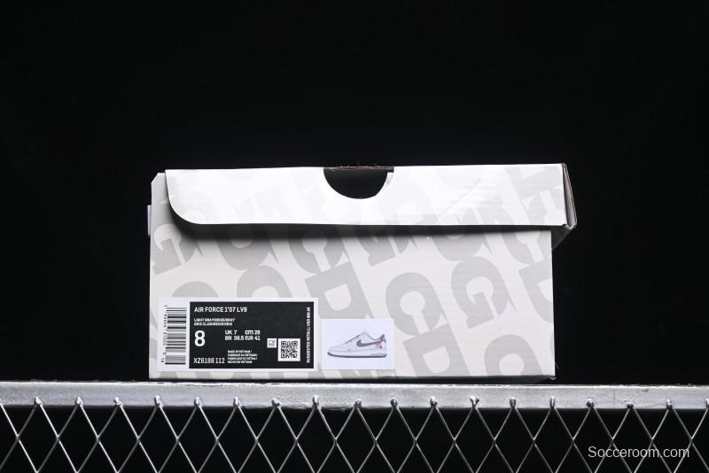 Nike Air Force 1 '07 Low Supreme The North Face Collaboration - Grey Black Red Logo - XZ6188-112