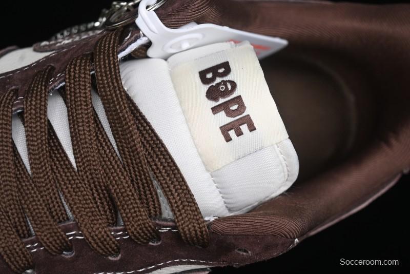 Nike Air Force 1 '07 Low BAPE Collaboration - Tan Brown Casual Sneakers - KK1988-027
