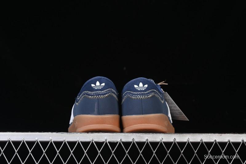 Adidas Clot x Originals Gazelle Indoor Retro Casual Slip-Resistant Wear-Resistant Low-Top Sneakers - IH3725