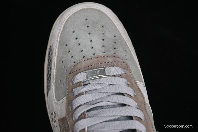 Nike Air Force 1 Low "Green Dragon Crescent Blade" Casual Sneakers - CD1212-555