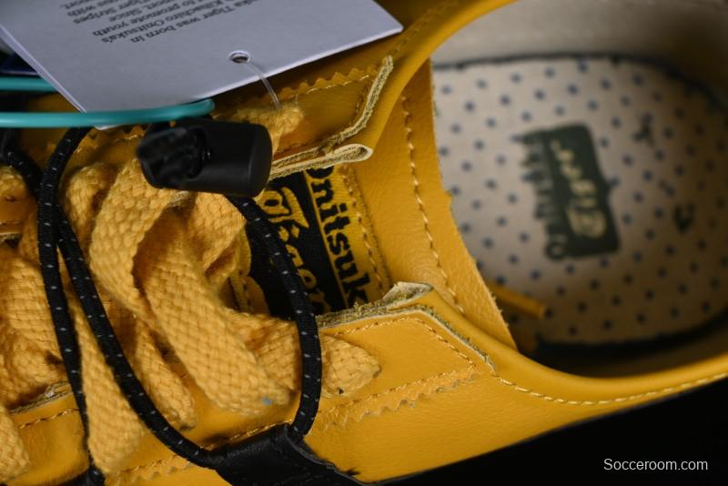 Onitsuka Tiger Mexico 66 Low-Top Leather Sneakers with Lace-Up Design - DL408-0490