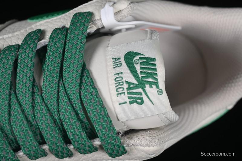 Nike Air Force 1 '07 Low Ted x Portland Collaboration Reflective Green Sneakers - DD8959-707