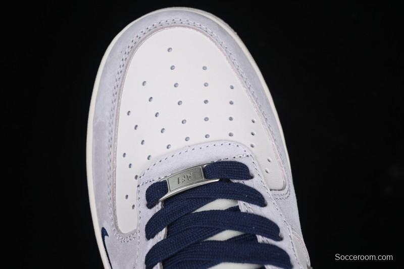 Nike Air Force 1 '07 Low The North Face Collaboration Blue Swoosh Logo Casual Sneakers - XZ6188-913
