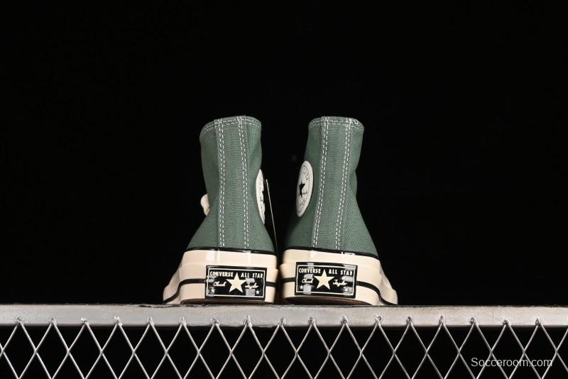 Converse Chuck 1970s High Top Casual Canvas Sneakers in Pine Green - A06521C