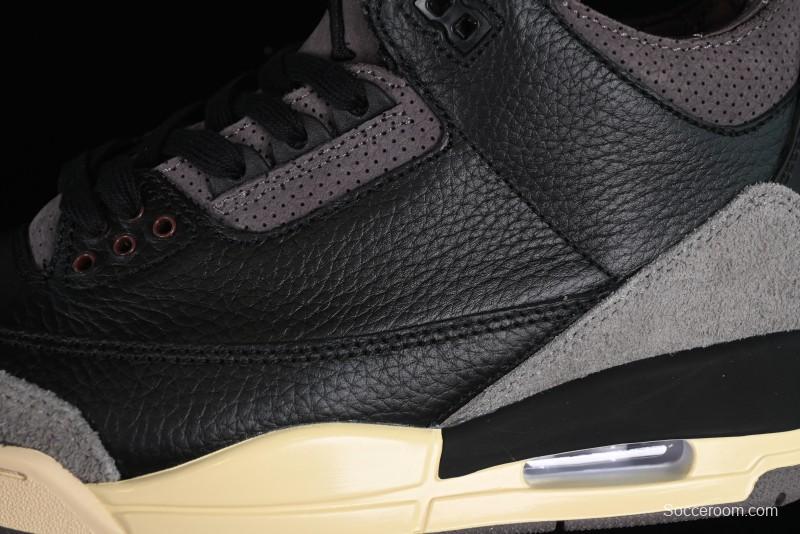 Nike A Ma Maniere x Air Jordan 3 Retro Black Sneakers - FZ4811-001