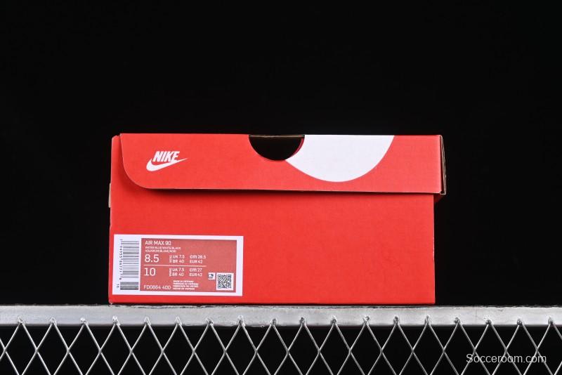 Nike Air Max 90 Retro Running Shoes with Air Cushion - FD0664-400