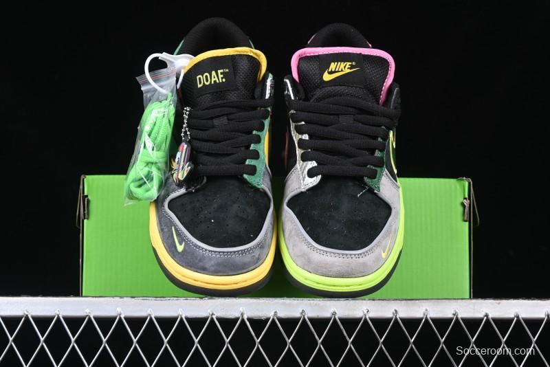 Nike Dunk Low "What The Ducks" Oregon Ducks Football Team Low-Top Casual Sneakers - HV1454-001