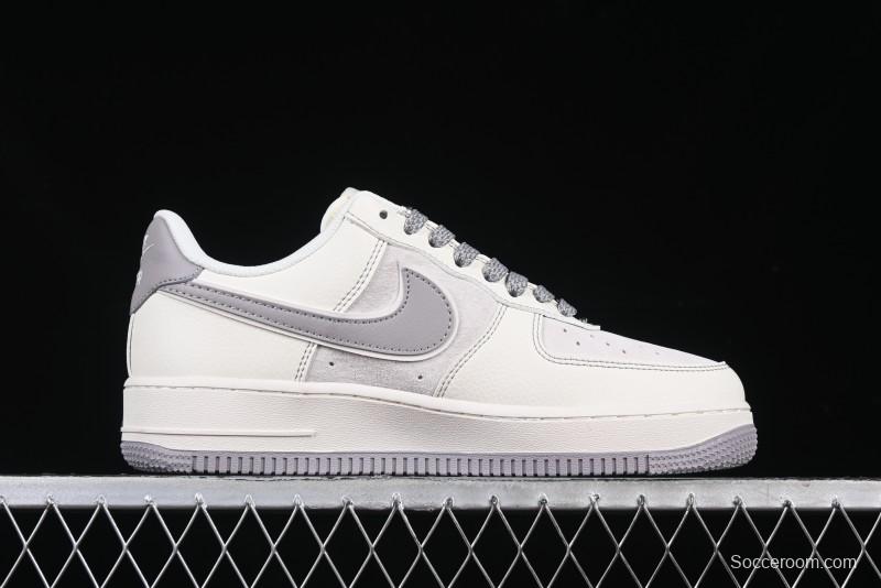 Nike Air Force 1 '07 Low The North Face Collaboration Beige Grey Red Label Casual Sneakers - BB7518-009